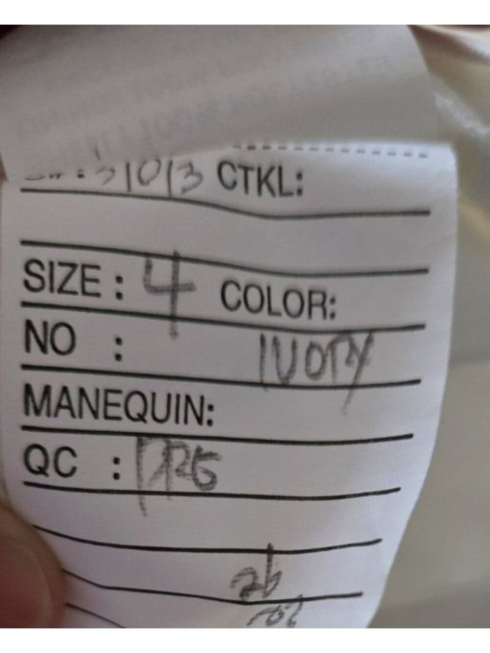Mori Lee by Madeline Gardner ivory Strapless knee length cocktail Dress size 4 - Picture 9 of 9